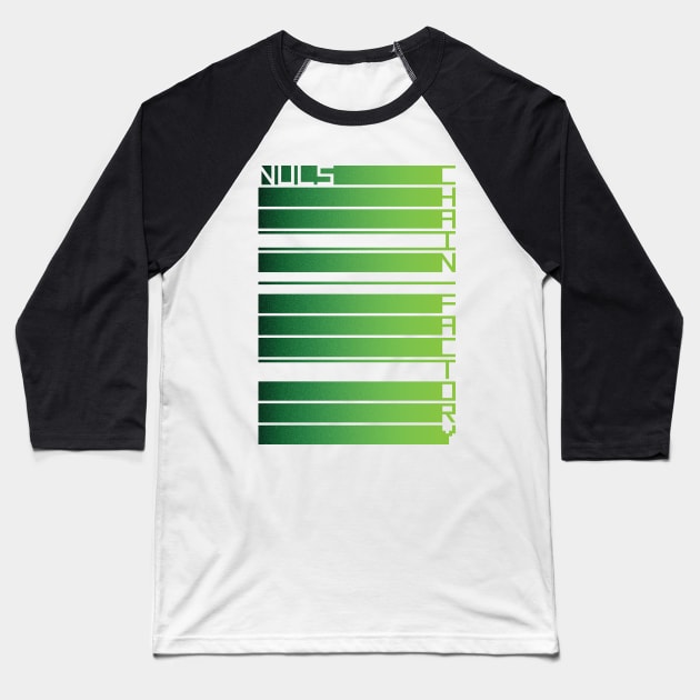 NULS Barcode Chain Factory Baseball T-Shirt by NalexNuls